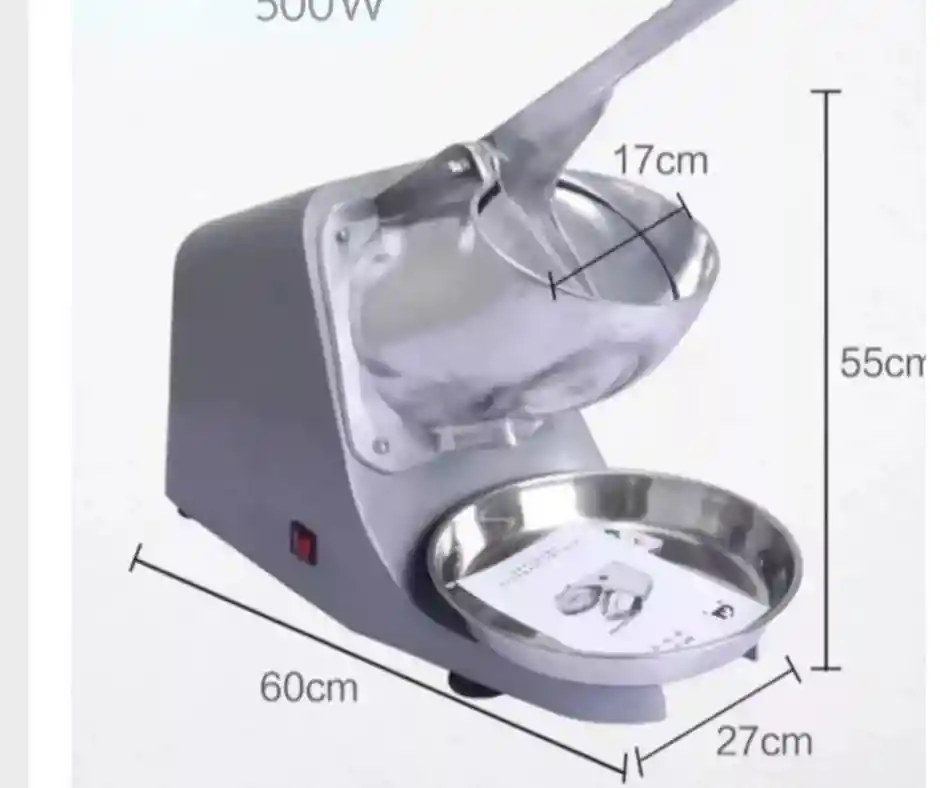 Moledor Hielo Eléctrico Picador Triturador En Forma Granizado
