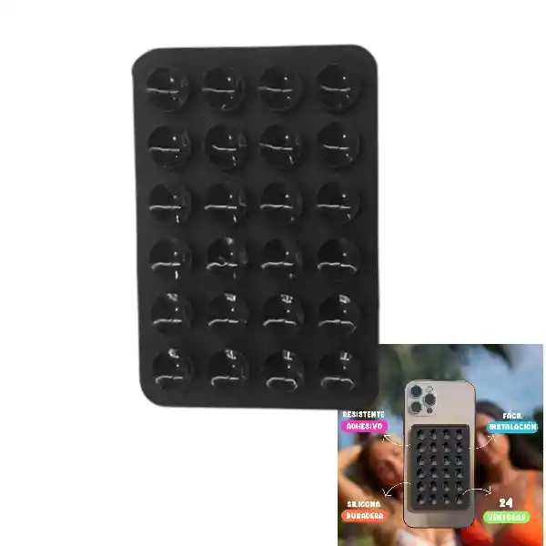 Soporte Ventosas Para Celular | Soporte De Goma Para Celular
