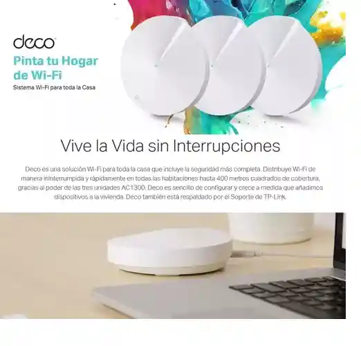 Tp-link, Sistema Wifi Mesh Para El Hogar, Deco M5 (3-pack)