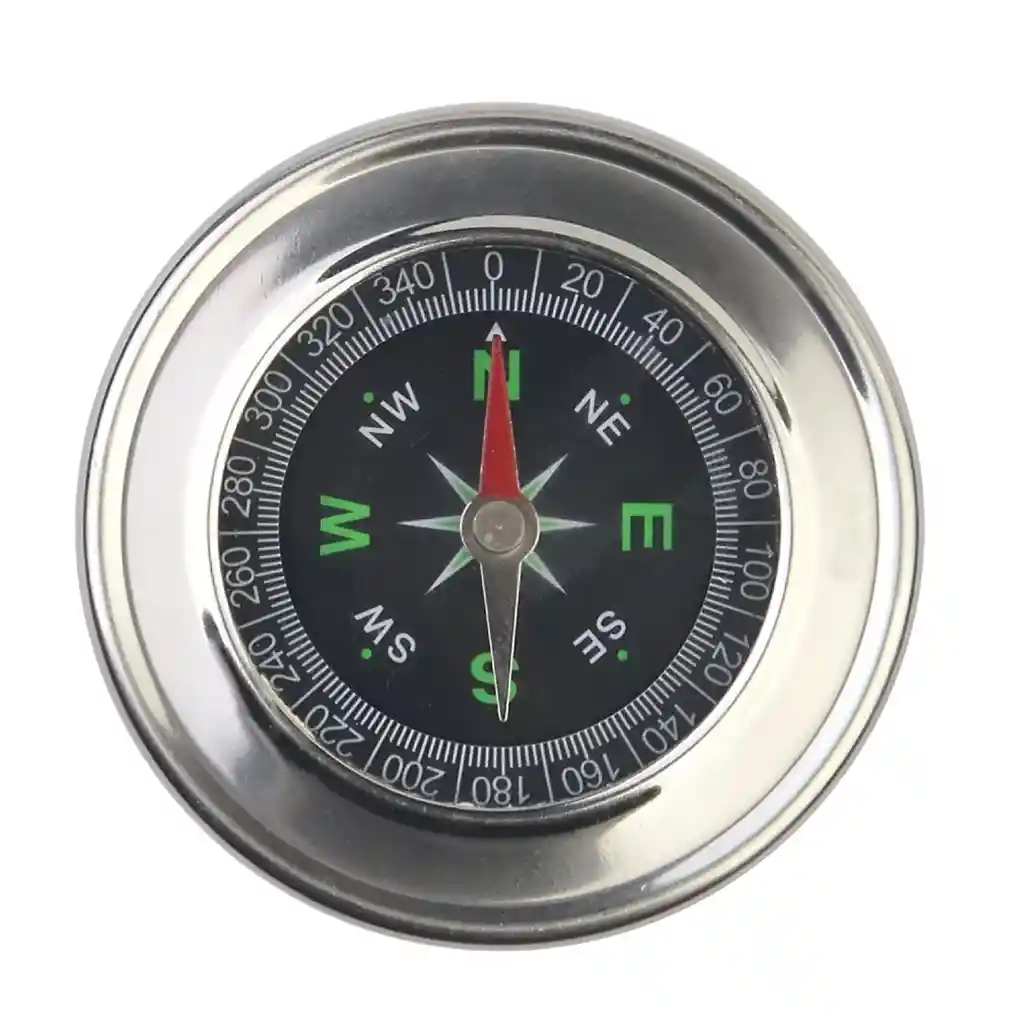 Brújula Precisión Magnética De Metal Diámetro 6cm