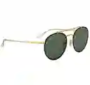 Gafas De Sol Ray Ban Rb3614 Double Bridge Green Lens Originales