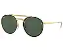 Gafas De Sol Ray Ban Rb3614 Double Bridge Green Lens Originales