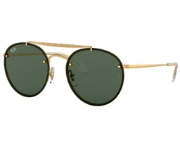 Gafas De Sol Ray Ban Rb3614 Double Bridge Green Lens Originales