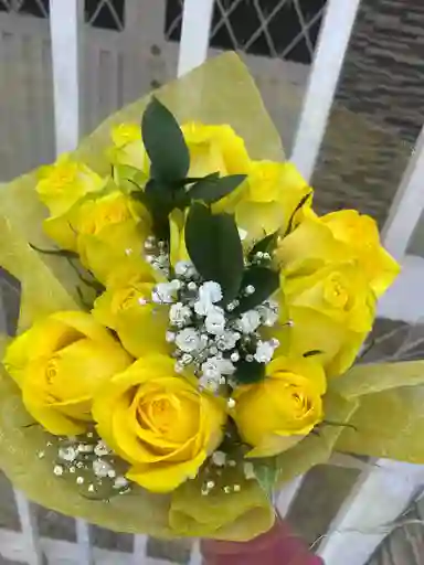 Rosas Amarillas X 12 Und