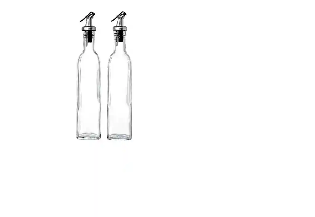 Pack De 2 Botellas De Vidrio 250 Ml Con Válvula Dosificadora