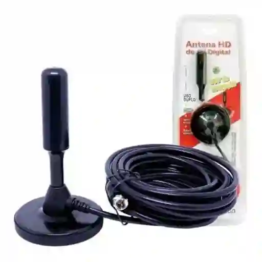 Antena Cable Para Señal Tv O Tdt 3m