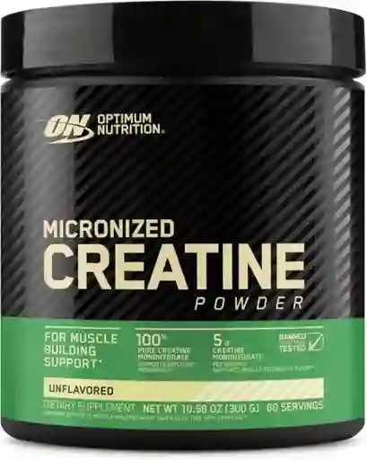 Creatina Monohidratada Optimun Nutrition 60 Serivcios