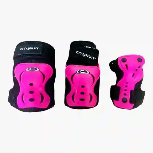 Kit De Protección Go Rolling El Deportista Talla Xs Color Fucsia