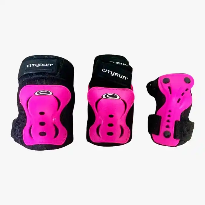 Kit De Protección Go Rolling El Deportista Talla Xs Color Fucsia