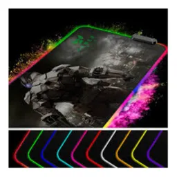 Pad Mouse Gamer Extra Grande Con Luz Rgb