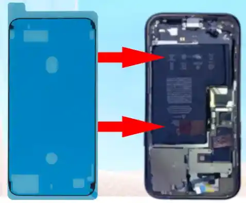 Pegatina Adhesiva Selladora Impermeable Para Iphone 12/12 Pro (6.1” Modelos: A2172, A2402)