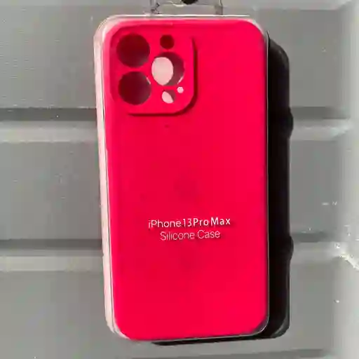 Forro Iphone 13 Pro Max / Silicona Rosado