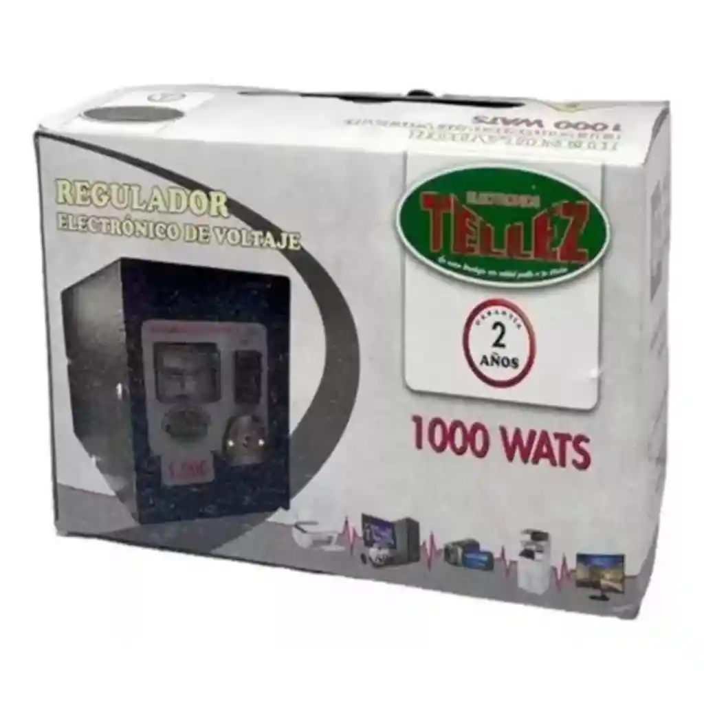 Estabilizador Regulador Electronico De Voltaje 1000w 110v
