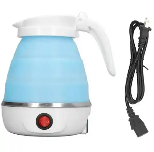Calentador Hervidor De Agua Plegable Eléctrico Celeste