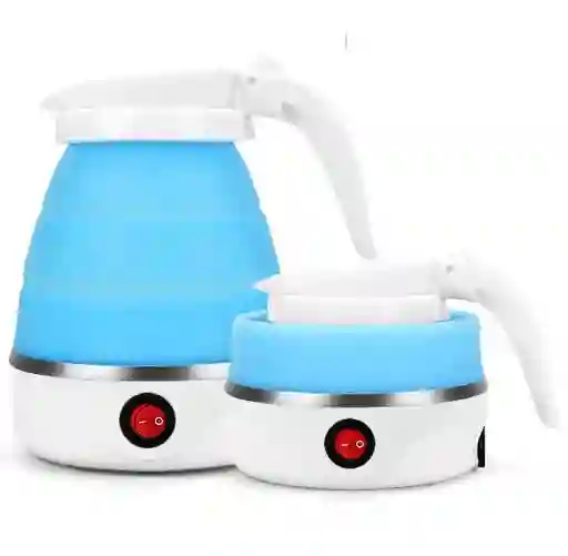 Calentador Hervidor De Agua Plegable Eléctrico Celeste