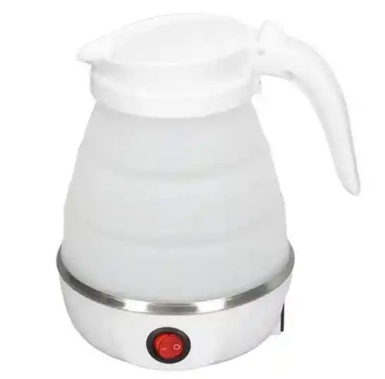 Calentador Hervidor De Agua Plegable Eléctrico Blanco