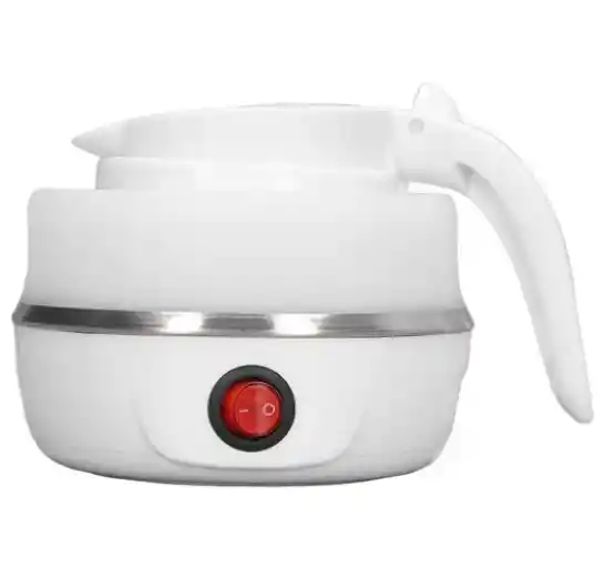 Calentador Hervidor De Agua Plegable Eléctrico Blanco