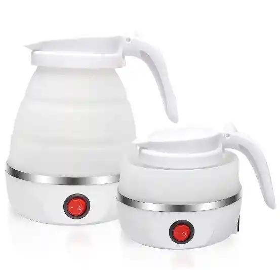 Calentador Hervidor De Agua Plegable Eléctrico Blanco