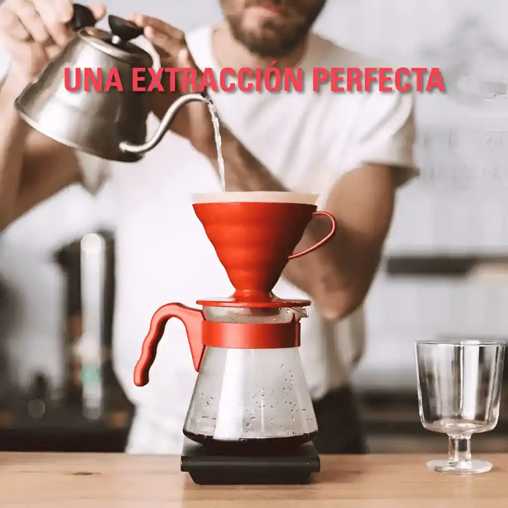 Hario Kit Dripper V60 Rojo Original