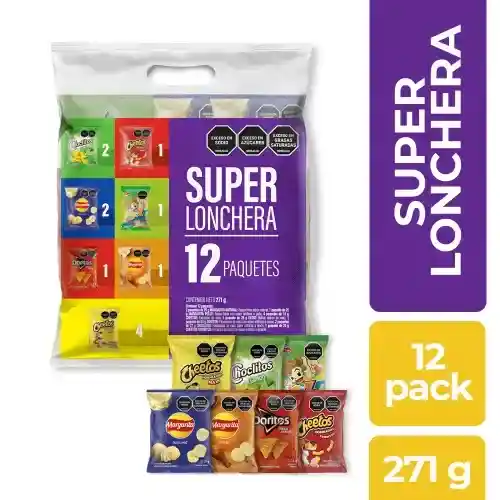 Surtido Super Lonchera Fritolay 271g En 12u