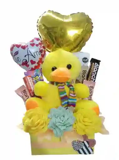 Detalles Sorpresa Para Mujer Oso Peluche Y Rosa Eterna Ancheta