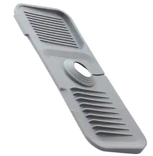 Tapete Protector Contra Salpicaduras Para Cocina Gris