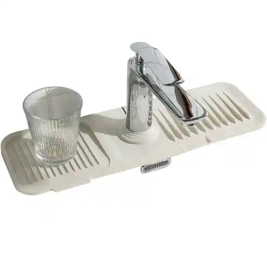 Tapete Protector Contra Salpicaduras Para Cocina Beige