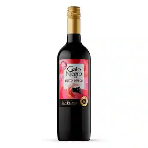 Vino Gato Negro Tinto Dulce 750ml