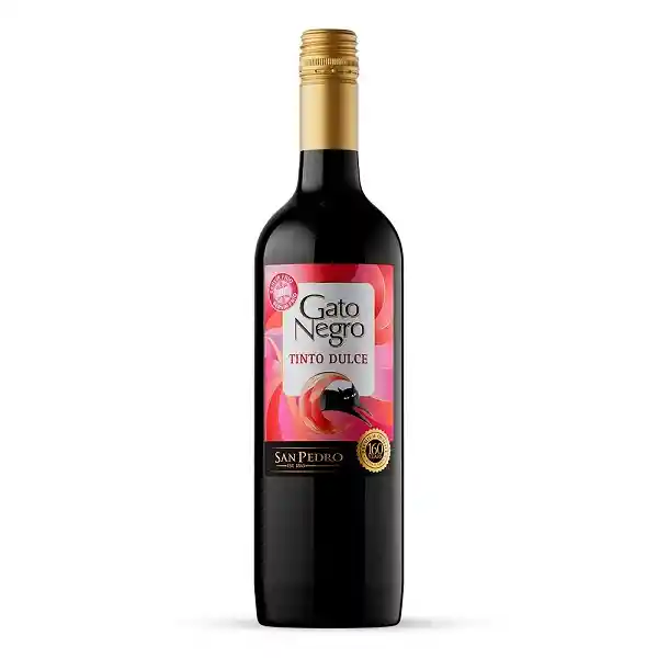 Vino Gato Negro Tinto Dulce 750ml