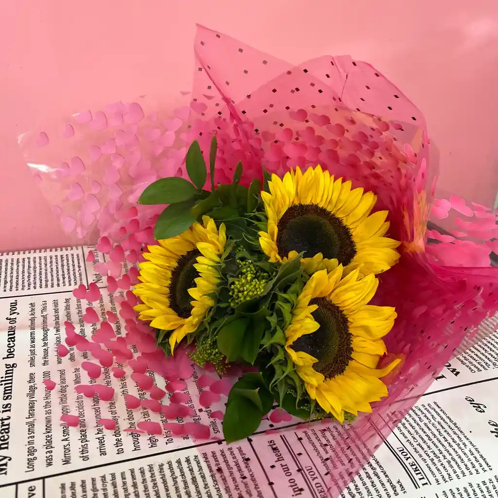 Bouquet Girasoles X3