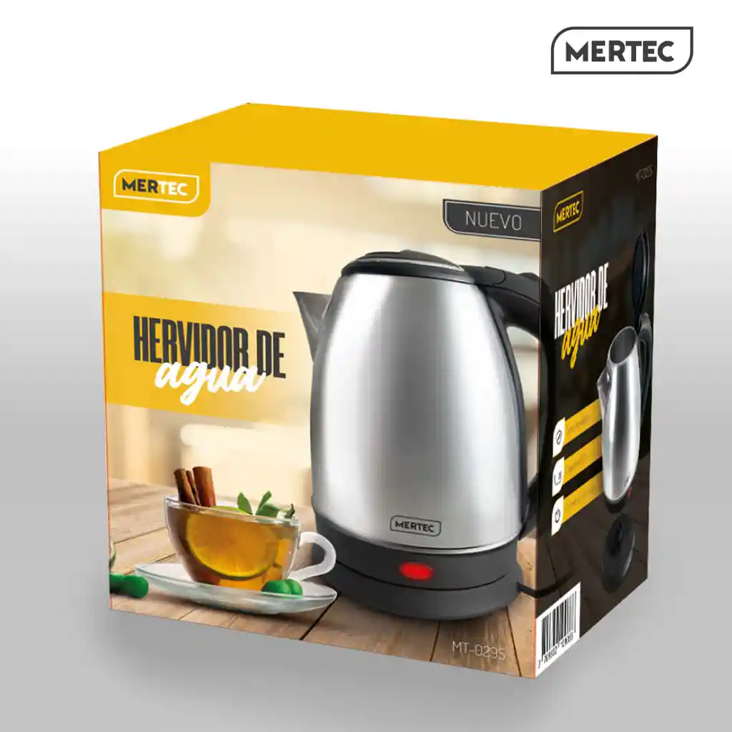 Hervidor Eléctrico Mertec 2 Litros 220w Plateado
