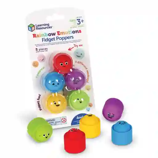 Rainbow Emotions Fidget Poppers