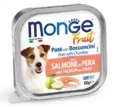 Monge Dog Fruit Salmon Y Pera 100g