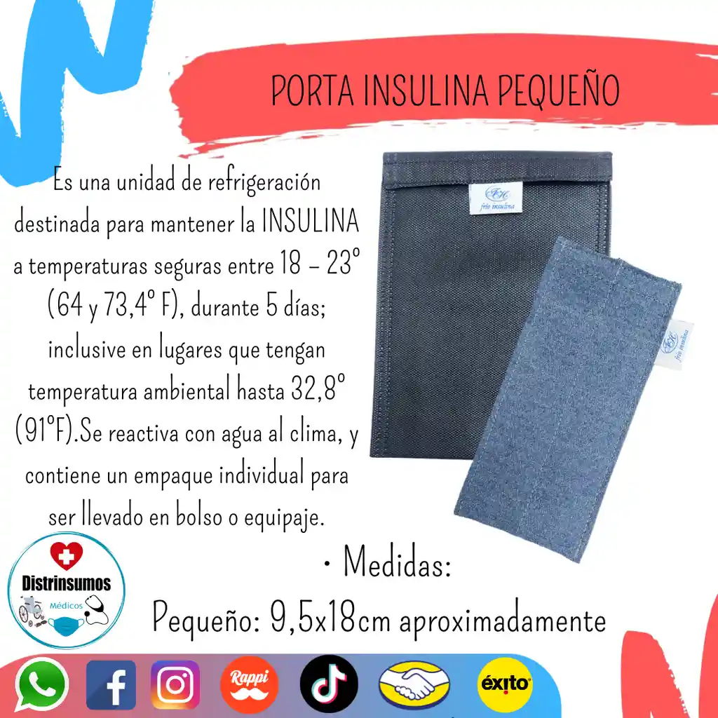 Porta Insulina Pequeño