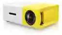 Mini Proyector Portátil Yg300 Led 600 Lúmenes, Hdmi/usb, Protege Ojos