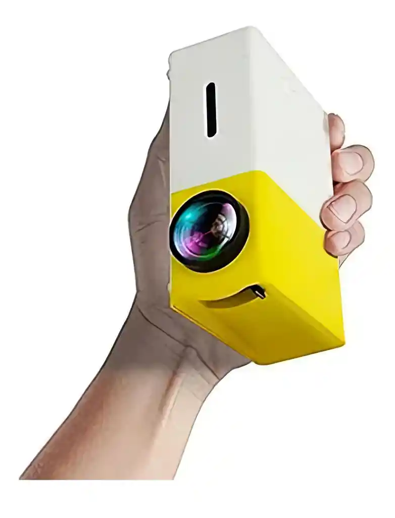 Mini Proyector Portátil Yg300 Led 600 Lúmenes, Hdmi/usb, Protege Ojos
