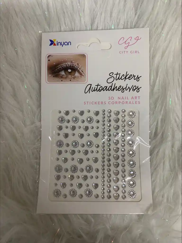 Gemas Adhesivas Ref 317 Pegatinas Para Ojos Rostro Y Cabello