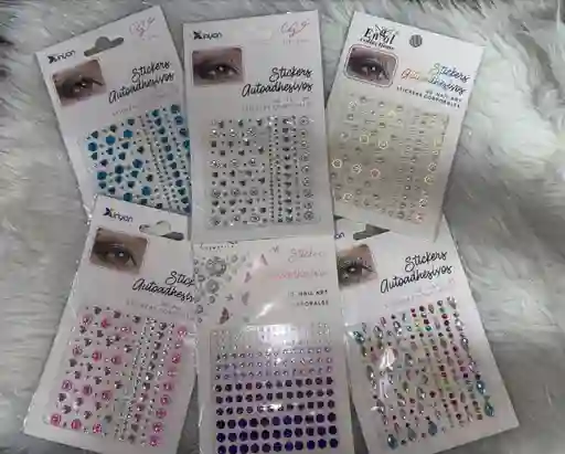 Gemas Adhesivas Ref 317 Pegatinas Para Ojos Rostro Y Cabello