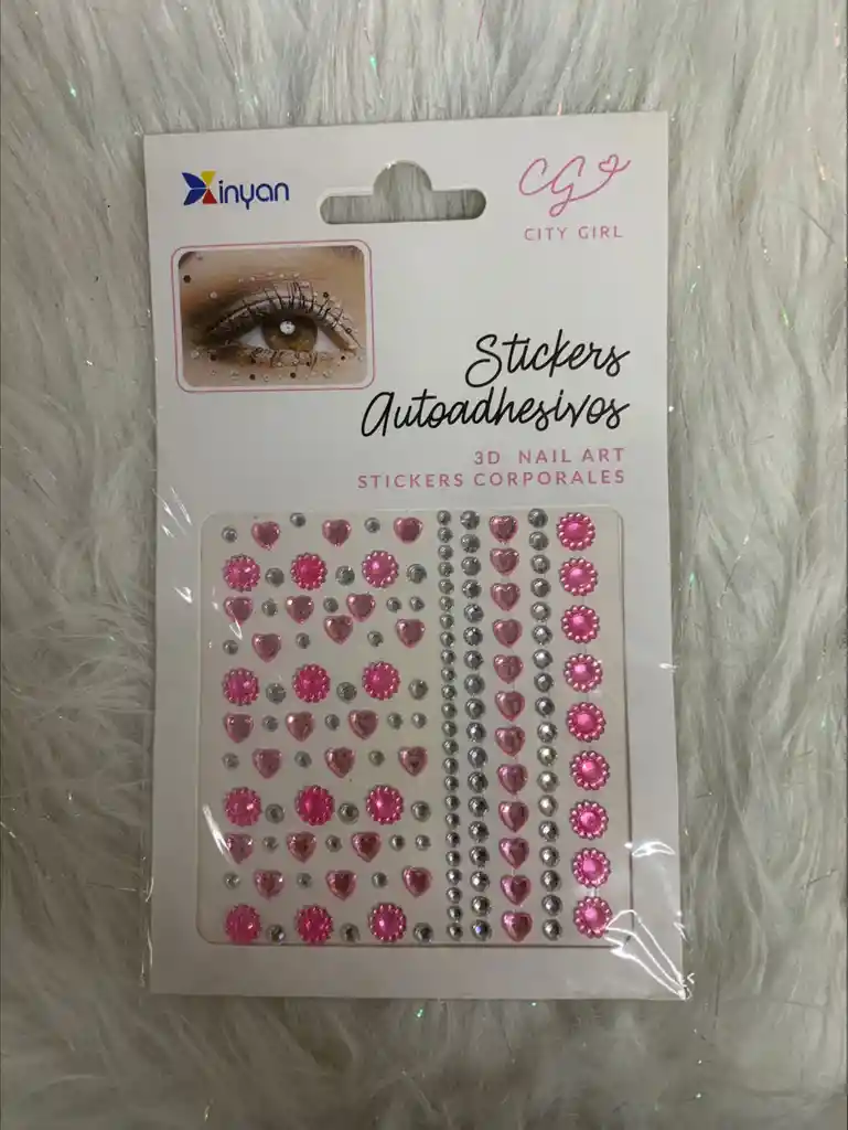 Gemas Adhesivas Ref 317 Pegatinas Para Ojos Rostro Y Cabello