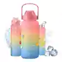 Termo Para Agua Motivacional * 3 Piezas