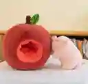 Peluche Cerdito En Manzana Rosada