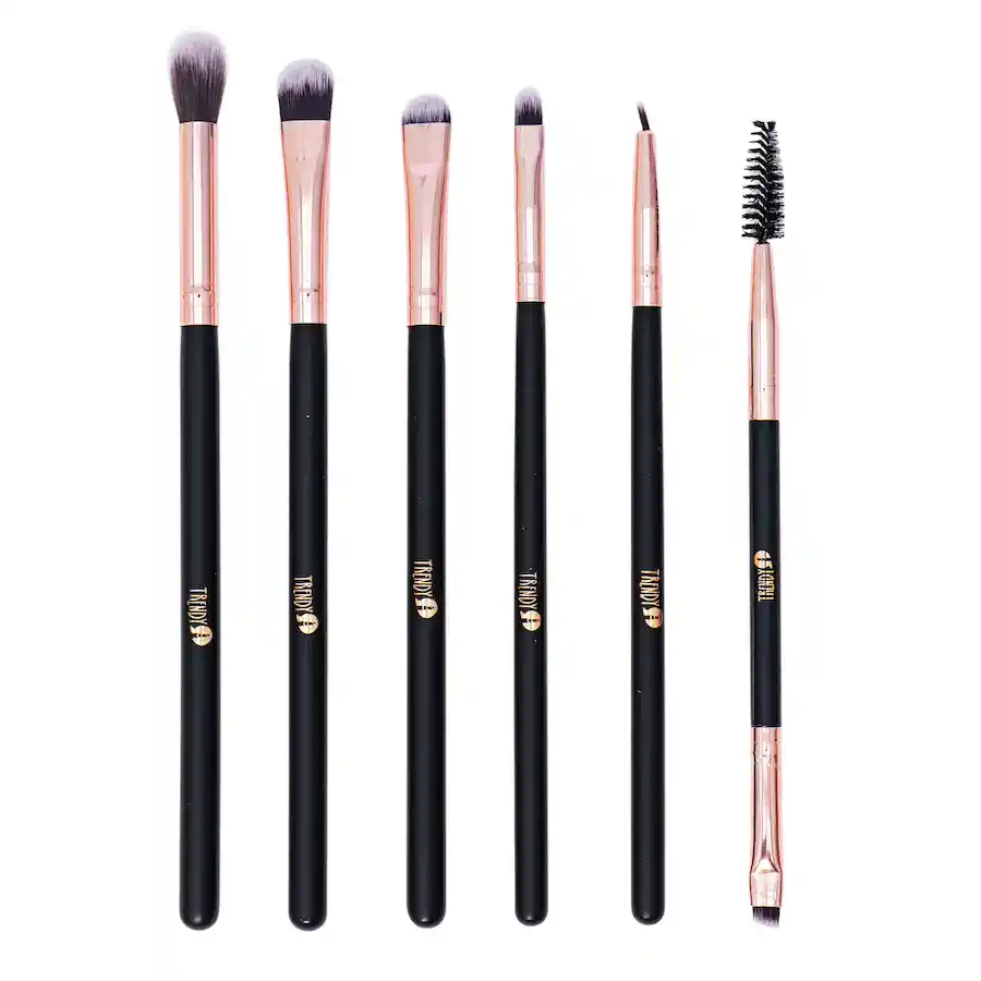 Kit Brocha Trendy Ojos X 6 Generica Bt015
