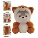 Peluche Lobo Con Pijama De Zorro