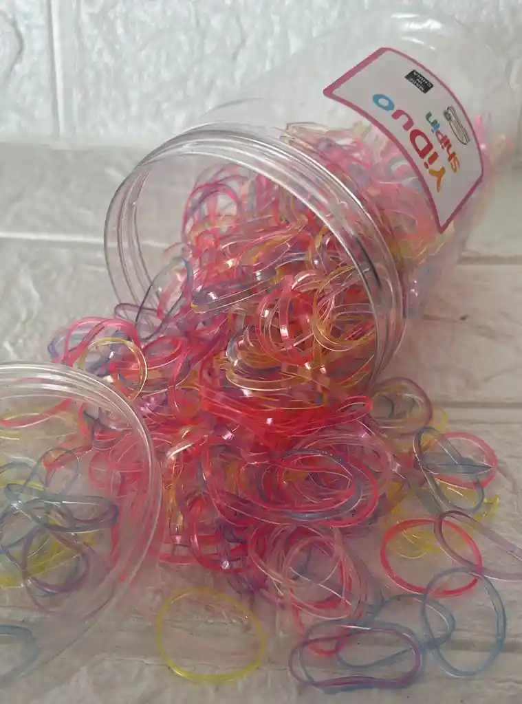 Tarro Cauchitos Gigante Colores Transparentes