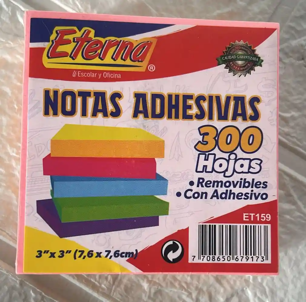 Taco Adhesivo / Post It X300