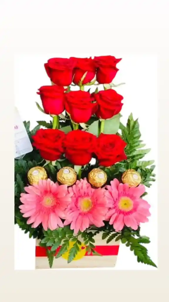 Ramo De Flores - Regalo Para Mujer Arreglo Floral
