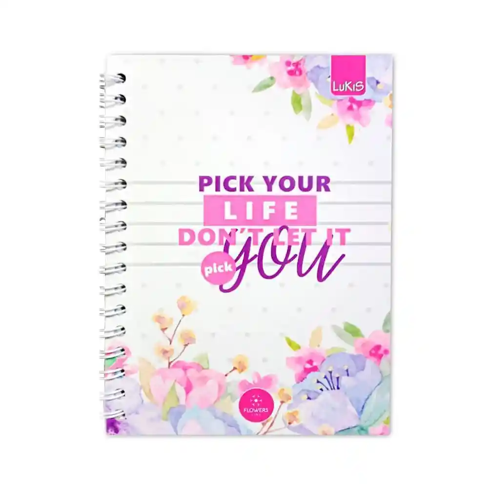 Cuaderno Grande 7 Materias Femenino Cuadriculado