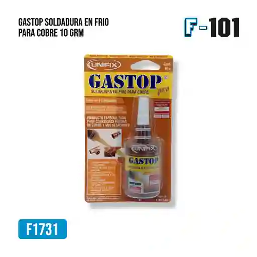 Gastop Soldadura En Frio Para Cobre 10 Grm