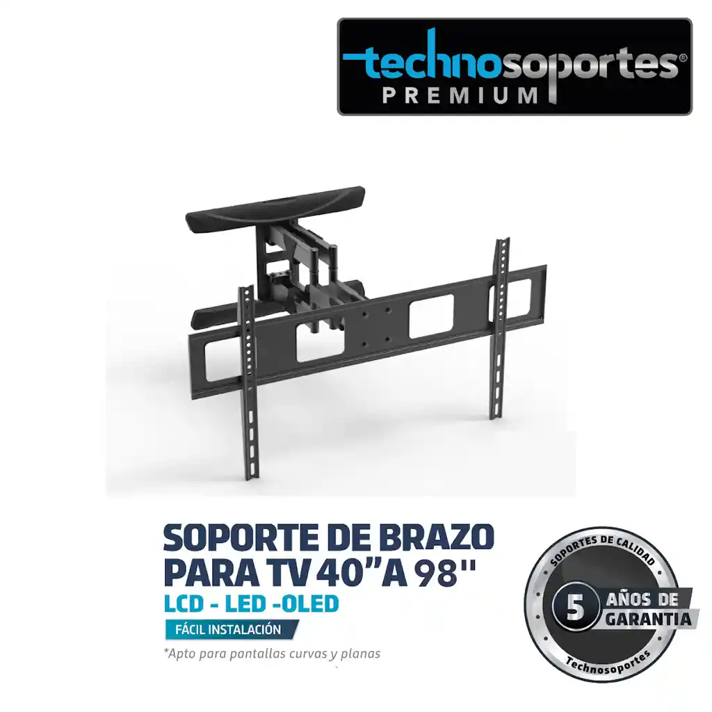 Soportes De Brazo Para Tv 40 " A 98"