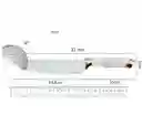 Set De Cuchillos Marmol De Lujo 9 Piezas Qvr09-46 Blanco